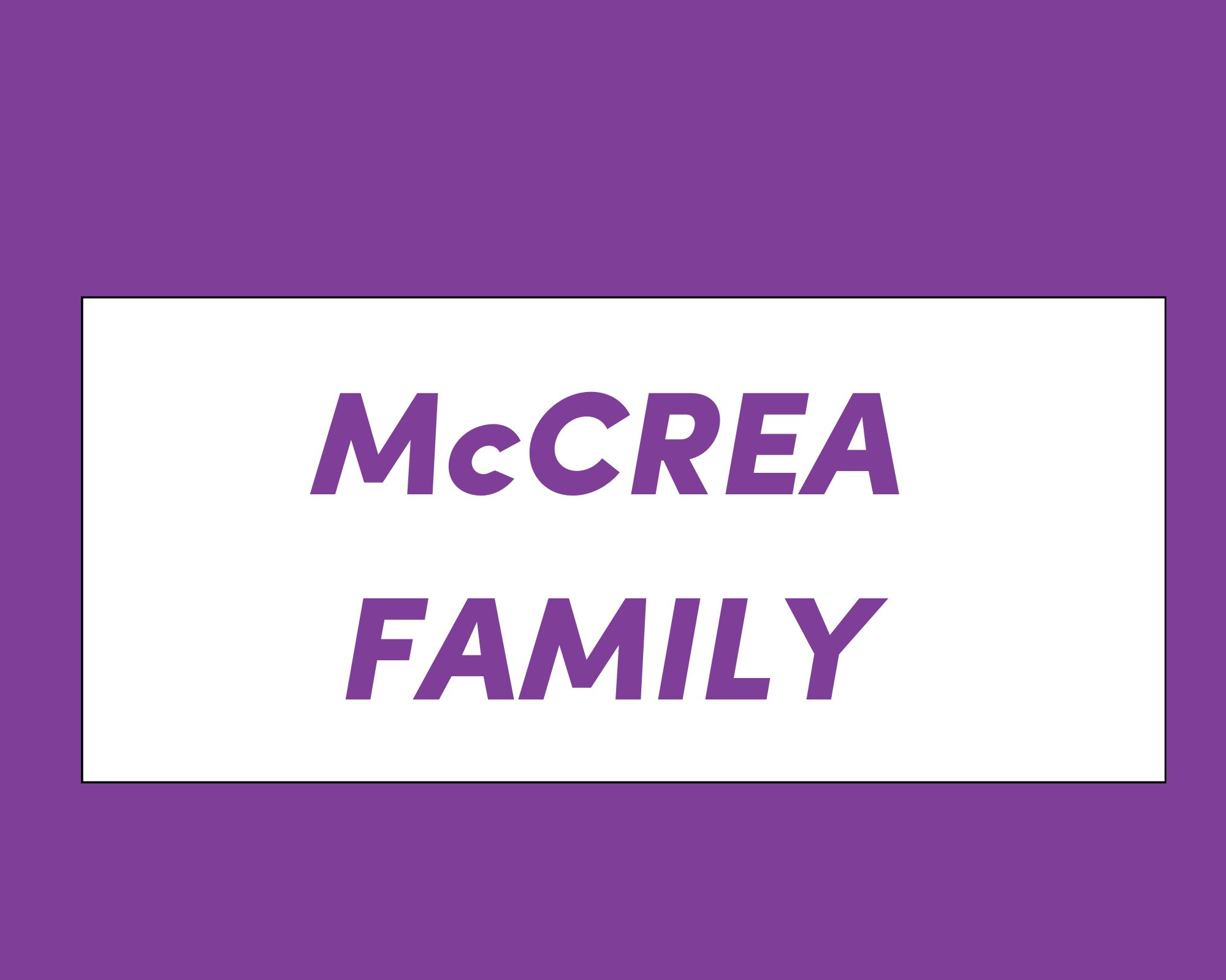 McCrae Family 