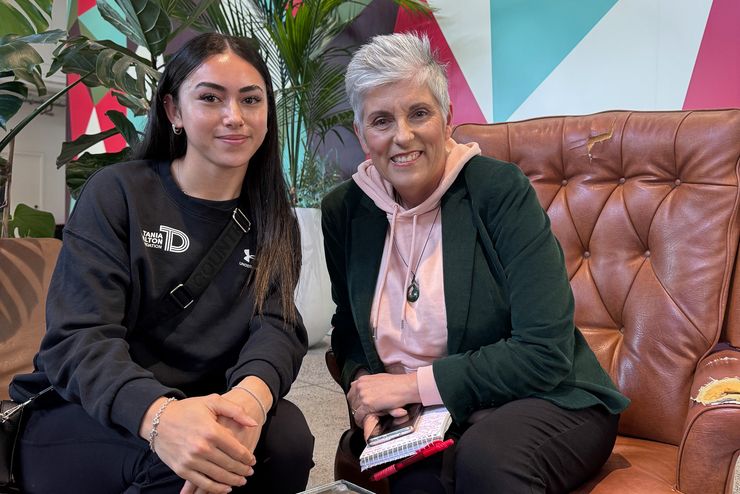 Class of 24 Kendra Sculley-Tui features in Lockerroom